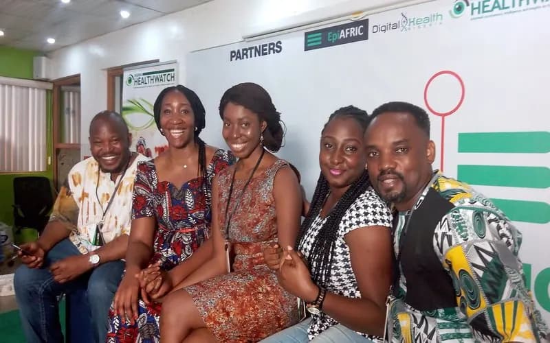 Participants at an earlier Health Meets Tech hackathon in Lagos